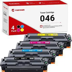 046 Toner Cartridges 4 Pack Replacement for Canon 046 for Color ImageCLASS MF733Cdw MF731Cdw MF735Cdw LBP654Cdw MF733 MF731 Printer (Black Cyan Magenta Yellow) 046 Toner Cartridges 4 Pack Replacement for Canon 046 for Color ImageCLASS MF733Cdw MF731Cdw MF735Cdw LBP654Cdw MF733 MF731 Printer (Black Cyan Magenta Yellow)