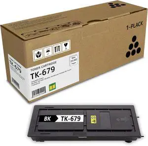 1-Pack Black TK-679 (1T02H00CS0) High Yield Toner Cartridge Compatible (with Chip) for Kyocera TK-679 KM-2540 KM-2560 KM-3040 KM-3060 TASKalfa 300i (Pages up to 23,000 Page ) 1-Pack Black TK-679 (1T02H00CS0) High Yield Toner Cartridge Compatible (with Chip) for Kyocera TK-679 KM-2540 KM-2560 KM-3040 KM-3060 TASKalfa 300i (Pages up to 23,000 Page )