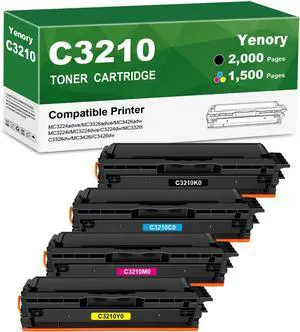 C3210 C3224 Toner Cartridge Replacement for C3210K0 C3210C0 C3210M0 C3210Y0 Toner for Lexmark C3224 C3326 C3426 MC3224 MC3326 MC3426 Printers (Black Cyan Magenta Yellow 4 Pack) C3210 C3224 Toner Cartridge Replacement for C3210K0 C3210C0 C3210M0 C3210Y0 Toner for Lexmark C3224 C3326 C3426 MC3224 MC3326 MC3426 Printers (Black Cyan Magenta Yellow 4 Pack)