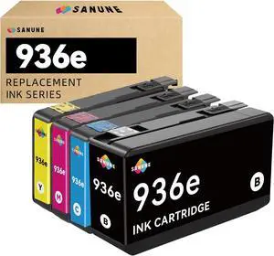 936e Ink Cartridge with Chip Replacement for HP 936 936XL 936e Ink Cartridges Combo Pack for OfficeJet 9122e 9110b 9125e 9128e 9130b 9135e 9730e Printer Ink (1 Black/Cyan/Magenta/Yellow) 936e Ink Cartridge with Chip Replacement for HP 936 936XL 936e Ink Cartridges Combo Pack for OfficeJet 9122e 9110b 9125e 9128e 9130b 9135e 9730e Printer Ink (1 Black/Cyan/Magenta/Yellow)
