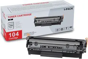 1-Pack 104 0263B001 Black Toner Cartridge Compatible CRG104 104 Replacement for Canon imageCLASS D420 D480 MF4150d MF4270dn MF4350d MF4370dn MF4690 FAXPHONE L120 L90 Printer 1-Pack 104 0263B001 Black Toner Cartridge Compatible CRG104 104 Replacement for Canon imageCLASS D420 D480 MF4150d MF4270dn MF4350d MF4370dn MF4690 FAXPHONE L120 L90 Printer