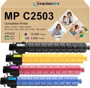 MP C2003 2503 Toner Cartridge High Yield C2004 C2504 Toner 4 Pack MP C2003 2503 Toner Cartridge High Yield C2004 C2504 Toner 4 Pack