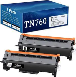 TN760 Toner Cartridge Replacement for Brother TN760 Tn 760 TN730 TN-730/TN-760 TN770 High Yield Black Toner Cartridge Use with MFC-L2710DW MFC-L2750DW DCP-L2550DW HL-L2350DW HL-L2395DW HL-L2370DW Ink TN760 Toner Cartridge Replacement for Brother TN760 Tn 760 TN730 TN-730/TN-760 TN770 High Yield Black Toner Cartridge Use with MFC-L2710DW MFC-L2750DW DCP-L2550DW HL-L2350DW HL-L2395DW HL-L2370DW Ink