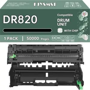 Compatible for Brother DR820 Drum Unit for Brother MFC-L5700DW MFC-L5705DW MFC-L5800DW MFC-L5850DW - with Chip 50000 Pages @ 5% - Sharp Text & Clear Image for Home Office or Business - Black - 1 Pack Compatible for Brother DR820 Drum Unit for Brother MFC-L5700DW MFC-L5705DW MFC-L5800DW MFC-L5850DW - with Chip 50000 Pages @ 5% - Sharp Text & Clear Image for Home Office or Business - Black - 1 Pack