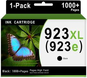 923XL Black Ink Cartridges (1-Pack) Replacement for HP 923e 923XL Black Ink Cartridges (1-Pack) Replacement for HP 923e