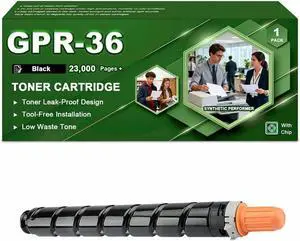 GPR-36 Toner Cartridge Compatible for Canon C2020 Printers Black GPR-36 Toner Cartridge Compatible for Canon C2020 Printers Black