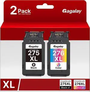 275XL 276XL Combo Pack Ink Replacement for Canon 275 and 276 Ink cartridges for Canon PG-275 XL (Black Color 2 Pack) for TS3522 TR4720 TR4722 TS3520 TS3500 TR4700 TS3700 TS3720 TS3722 Printer 275XL 276XL Combo Pack Ink Replacement for Canon 275 and 276 Ink cartridges for Canon PG-275 XL (Black Color 2 Pack) for TS3522 TR4720 TR4722 TS3520 TS3500 TR4700 TS3700 TS3720 TS3722 Printer