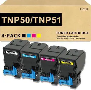 TNP50 TNP51 TNP-50 TNP-51 Toner Cartridge for C3100 C3100P C3110 Printer TNP50 TNP51 TNP-50 TNP-51 Toner Cartridge for C3100 C3100P C3110 Printer