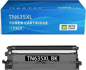 TN635XLBK Toner Cartridge with Chip Compatible for Brother TN635XL TN635 Black for HL-L8430CDW HL-L8570CDW L8430CDWT MFC-L8730CDW MFC-L8930CDW MFC-L8970CDW MFC-EX575 Printer TN635XLBK Toner Cartridge with Chip Compatible for Brother TN635XL TN635 Black for HL-L8430CDW HL-L8570CDW L8430CDWT MFC-L8730CDW MFC-L8930CDW MFC-L8970CDW MFC-EX575 Printer