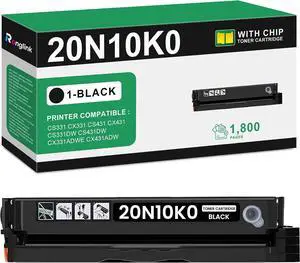 20N10K0 Black Toner Cartridge for CS331 CX331 CS431 CX431 Printer, 1-Pack 20N10K0 Black Toner Cartridge for CS331 CX331 CS431 CX431 Printer, 1-Pack