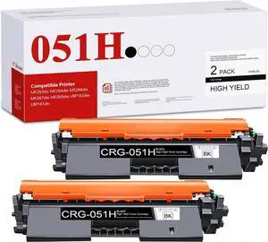 051H High-Yield Black Toner Cartridge Replacement for Canon 051H Toner Cartridges for imageCLASS MF264dw, MF267dw, MF269dw, LBP162dw Printer(2-Pack) 051H High-Yield Black Toner Cartridge Replacement for Canon 051H Toner Cartridges for imageCLASS MF264dw, MF267dw, MF269dw, LBP162dw Printer(2-Pack)
