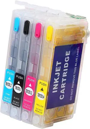 Sublimation Refillable Ink Cartridges - Compatible with WF-7840 WF-7820 WF-7310 EC-C7000 - with Single-use Chip - Filled with Sublimation Ink Sublimation Refillable Ink Cartridges - Compatible with WF-7840 WF-7820 WF-7310 EC-C7000 - with Single-use Chip - Filled with Sublimation Ink