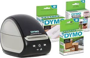 DYMO LabelWriter 550 Turbo Label Printer Bundle, Label Maker with Direct Thermal Printing, Automatic Label Recognition, Includes Address Label, Multipurpose Label, and Durable Multipurpose Label DYMO LabelWriter 550 Turbo Label Printer Bundle, Label Maker with Direct Thermal Printing, Automatic Label Recognition, Includes Address Label, Multipurpose Label, and Durable Multipurpose Label