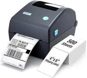 iD880 Industrial Thermal Printer with 500 Sheets 4" × 6" Labels iD880 Industrial Thermal Printer with 500 Sheets 4" × 6" Labels