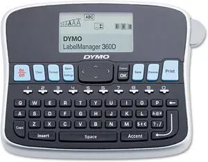 DYMO 1754488 LabelManager 360D, 2 Lines, 2 4/5w x 7 19/25d x 5 9/10h DYMO 1754488 LabelManager 360D, 2 Lines, 2 4/5w x 7 19/25d x 5 9/10h