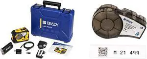 Brady M211 Portable Bluetooth Label Printer Kit (M211-KIT) and Brady Authentic Multi-Purpose Nylon Label Brady M211 Portable Bluetooth Label Printer Kit (M211-KIT) and Brady Authentic Multi-Purpose Nylon Label