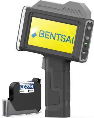 BENTSAI Handheld Inkjet Printer BT-HH62 Series Newly Upgraded with 16H Long Endurance Use for Batch Number Date Code Logo Serial Number QR Code on Plastic Cardboard Wood Metal (1.0 Inch Handheld) BENTSAI Handheld Inkjet Printer BT-HH62 Series Newly Upgraded with 16H Long Endurance Use for Batch Number Date Code Logo Serial Number QR Code on Plastic Cardboard Wood Metal (1.0 Inch Handheld)