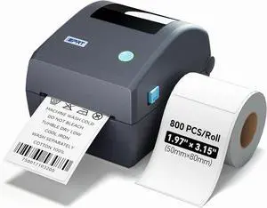 iD880 Industrial Thermal Printer with 800Pcs 1.97" × 3.15" Labels iD880 Industrial Thermal Printer with 800Pcs 1.97" × 3.15" Labels