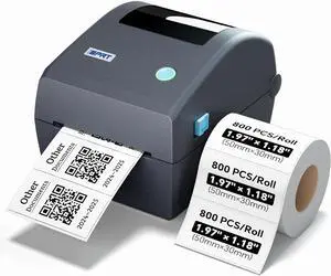iD880 Industrial Thermal Printer with 800Pcs 1.97" × 1.18" Labels iD880 Industrial Thermal Printer with 800Pcs 1.97" × 1.18" Labels