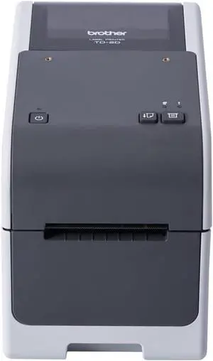 Brother TD-2310D203 Desktop Direct Thermal Printer - Monochrome - Label Print - USB - Serial - 2" LCD Display Screen - 5.98 in/s Mono - 203 dpi - 2.48" Label Width - P-Touch Template, Raster Brother TD-2310D203 Desktop Direct Thermal Printer - Monochrome - Label Print - USB - Serial - 2" LCD Display Screen - 5.98 in/s Mono - 203 dpi - 2.48" Label Width - P-Touch Template, Raster