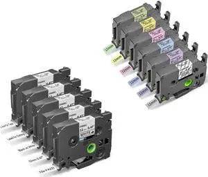 11-Pack, Including 5X TZe-FA231 Fabric Iron-On Label Tape + 6X Colored TZe Tz Tape 12mm 0.47 Laminated Colorful Replace for Brother Label Maker Tape Compatible with Brother P-Touch Label Maker 11-Pack, Including 5X TZe-FA231 Fabric Iron-On Label Tape + 6X Colored TZe Tz Tape 12mm 0.47 Laminated Colorful Replace for Brother Label Maker Tape Compatible with Brother P-Touch Label Maker