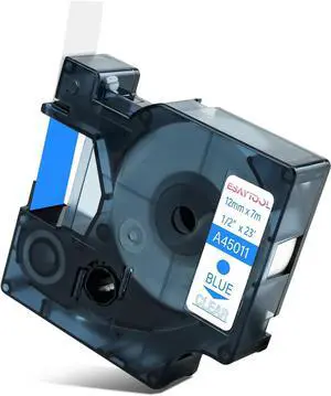20 X Compatible with Dymo D1 Label Tape 45011 A45011 45011S 45111 S0720510 Blue on Clear 12mm 1/2 inch x 23 Feet Replacement for Dymo Label Maker LabelManager 160 420P 210D 280 360D PnP 20 X Compatible with Dymo D1 Label Tape 45011 A45011 45011S 45111 S0720510 Blue on Clear 12mm 1/2 inch x 23 Feet Replacement for Dymo Label Maker LabelManager 160 420P 210D 280 360D PnP