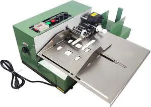 MY-380F Solid-Ink Coding Machine, Widened Automatic Ink Wheel Continuous Coding Machine, Stainless Steel Quick Drying Ink Printer for Flat Printing 110V MY-380F Solid-Ink Coding Machine, Widened Automatic Ink Wheel Continuous Coding Machine, Stainless Steel Quick Drying Ink Printer for Flat Printing 110V