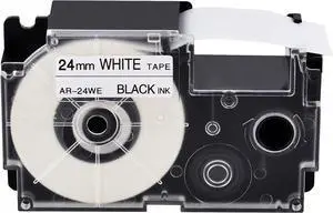 20 PK Compatible for Label Maker Tape 24mm XR-24we XR-24we2S XR24we2S 1" Black on White Label It Tape Cartridge for EZ Label Printers CW-L300 KL-430 KL-820 KL-7000 KL-7200 KL-8100 KL-8200 20 PK Compatible for Label Maker Tape 24mm XR-24we XR-24we2S XR24we2S 1" Black on White Label It Tape Cartridge for EZ Label Printers CW-L300 KL-430 KL-820 KL-7000 KL-7200 KL-8100 KL-8200