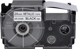 20 X Compatible with Cassette Label Tape XR24SR XR-24SR XR-24SR2S XR24SR2S Black on Silver 24mm 1 inch x 26.2 Feet Replacement for CWL300 KL-430 KL-820 KL-7000 KL-7200 KL-8100 Label Maker 20 X Compatible with Cassette Label Tape XR24SR XR-24SR XR-24SR2S XR24SR2S Black on Silver 24mm 1 inch x 26.2 Feet Replacement for CWL300 KL-430 KL-820 KL-7000 KL-7200 KL-8100 Label Maker