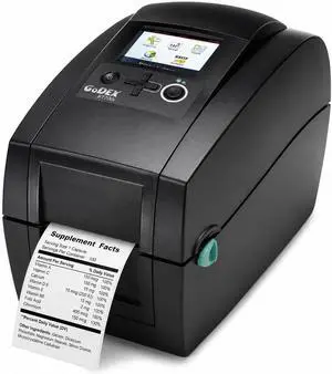 Godex RT200i 2" Thermal Transfer Printer with Color Display 203 dpi, 7 IPS, USB(H/D), RS232, Ethernet Godex RT200i 2" Thermal Transfer Printer with Color Display 203 dpi, 7 IPS, USB(H/D), RS232, Ethernet
