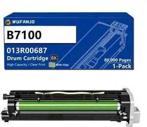 B7100 Series Drum Unit for 013R00687 13R00687 Black Drum Cartridge Compatible for Xerox VersaLink B7125 B7130 B7135 Printer, High-Yield 80,000 Pages B7100 Series Drum Unit for 013R00687 13R00687 Black Drum Cartridge Compatible for Xerox VersaLink B7125 B7130 B7135 Printer, High-Yield 80,000 Pages