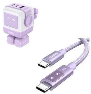65W GaN Charger + 100W USB-C to USB-C Cable Bundle High-Speed GaN Charging Block & 100W Cable for Laptop, Phone & Tablet 65W GaN Charger + 100W USB-C to USB-C Cable Bundle High-Speed GaN Charging Block & 100W Cable for Laptop, Phone & Tablet