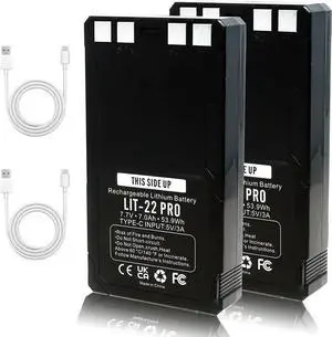 LIT-22 Pro Battery Replacement for SPYPOINT Flex-M/S/G36/Plus/Dark/S-Dark LIT-22Pro 7.0Ah 7.7V 2Pack LIT-22 Pro Battery Replacement for SPYPOINT Flex-M/S/G36/Plus/Dark/S-Dark LIT-22Pro 7.0Ah 7.7V 2Pack