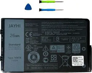 JAYHI 7XNTR 26Wh Laptop Battery J7HTX J82G5 FH8RW 2JT7D VW5Y4 7.4V JAYHI 7XNTR 26Wh Laptop Battery J7HTX J82G5 FH8RW 2JT7D VW5Y4 7.4V
