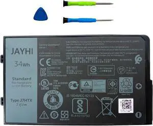 JAYHI J7HTX 34Wh Laptop Battery 02JT7D 7XNTR FH8RW J82G5 451-BCDH 7.6V JAYHI J7HTX 34Wh Laptop Battery 02JT7D 7XNTR FH8RW J82G5 451-BCDH 7.6V