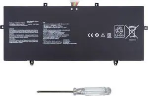 C22N2107 Laptop Battery Replacement for Asus ZenBook 14 OLED UX3402 UX3402VA UX3402ZA UX3402QA UM3402 UM3402DA UM3402MA UM3402YA UM3402YAR UM3402YA UM3402YA-716512B0W UM3402YA-AOG58031WS 7.74V 75Wh C22N2107 Laptop Battery Replacement for Asus ZenBook 14 OLED UX3402 UX3402VA UX3402ZA UX3402QA UM3402 UM3402DA UM3402MA UM3402YA UM3402YAR UM3402YA UM3402YA-716512B0W UM3402YA-AOG58031WS 7.74V 75Wh