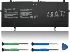 C22N2211 Laptop Battery Replacement for Asus Zenbook 14 OLED UX3405MA UX3405VA UX3405ZA Series 0B200-04400000 7.74V 75Wh 9702mAh C22N2211 Laptop Battery Replacement for Asus Zenbook 14 OLED UX3405MA UX3405VA UX3405ZA Series 0B200-04400000 7.74V 75Wh 9702mAh