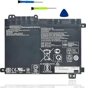 KN02XL Laptop Battery 37.2Wh 4835mAh 7.7V Compatible with HP Pavilion x360 Convertible 11-AD010CA 11-AD018CA 11M-AD000 11M-AD113DX 11-adxxxTU 11-ad001TU Series HSTNN-LB7R HSTNN-UB7F KN02XL Laptop Battery 37.2Wh 4835mAh 7.7V Compatible with HP Pavilion x360 Convertible 11-AD010CA 11-AD018CA 11M-AD000 11M-AD113DX 11-adxxxTU 11-ad001TU Series HSTNN-LB7R HSTNN-UB7F