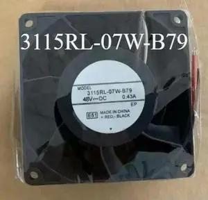 3115RL-07W-B79 48V 0.43A Cooling Fan 80X80X38MM Expedited shipping 3115RL-07W-B79 48V 0.43A Cooling Fan 80X80X38MM Expedited shipping