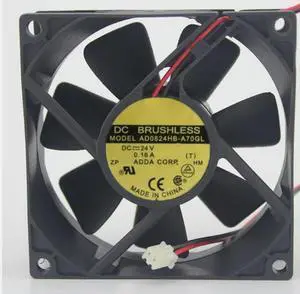 AD0824HB-A70GL 8025 24V 8cm cooling fan Fast delivery AD0824HB-A70GL 8025 24V 8cm cooling fan Fast delivery