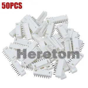50PCS JST XH2.54mm 8-Pin Straight Wire Cable Connector Header Male PCB 50PCS JST XH2.54mm 8-Pin Straight Wire Cable Connector Header Male PCB