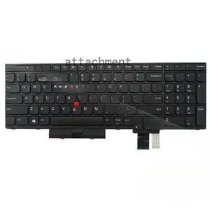 US Layout Laptop Keyboard Non-Backlit Pointer for Thinkpad T570 T580 P51s P52s (Does not fit for P50s P51 P52 T590) US Layout Laptop Keyboard Non-Backlit Pointer for Thinkpad T570 T580 P51s P52s (Does not fit for P50s P51 P52 T590)