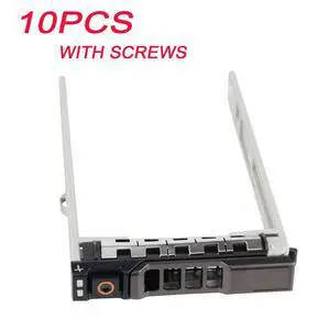 10PCS 8FKXC G176J 2.5" Hard Drive Tray Caddy For PowerEdge R730 R630 T640 T630 HDD Bracket Hot-swap W/ screws 10PCS 8FKXC G176J 2.5" Hard Drive Tray Caddy For PowerEdge R730 R630 T640 T630 HDD Bracket Hot-swap W/ screws