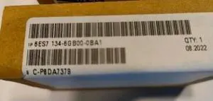 6ES7134-6GB00-0BA1 Analog input module 1pcs Hot-selling Fast Delivery 6ES7134-6GB00-0BA1 Analog input module 1pcs Hot-selling Fast Delivery