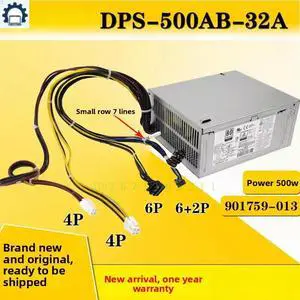L05757-800 Power Supply PSU 500W For Desktop - 795-0003UR DPS-500AB-32 A L05757-800 Power Supply PSU 500W For Desktop - 795-0003UR DPS-500AB-32 A
