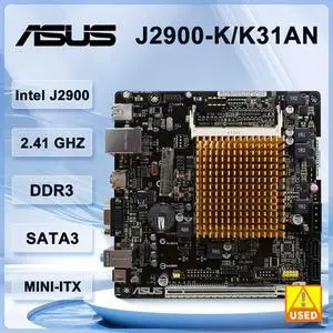 J2900-K/K31AN J2900 Mini-ITX Motherboard Onboard CPU Support PCIE 2.0 SATA 3.0Gb/s VGA USB 2.0 J2900-K/K31AN J2900 Mini-ITX Motherboard Onboard CPU Support PCIE 2.0 SATA 3.0Gb/s VGA USB 2.0