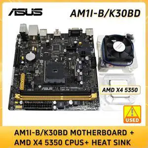 AM1I MINI ITX Motherboards AM1I-B/K30BD Motherboard + x4 5350 cpus+ heat sink DDR3 USB 3.0 AM1I MINI ITX Motherboards AM1I-B/K30BD Motherboard + x4 5350 cpus+ heat sink DDR3 USB 3.0