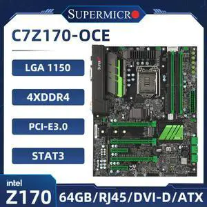 C7Z170-OCE Motherboard Z170 LGA 1151 DDR4 64GB support 6100 7500 6600 6700 7700 6400 G4560 cpu C7Z170-OCE Motherboard Z170 LGA 1151 DDR4 64GB support 6100 7500 6600 6700 7700 6400 G4560 cpu