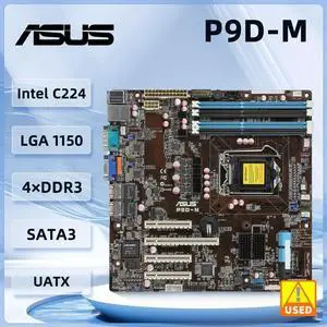 P9D-M Servers Motherboard LGA 1150 C224 DDR3 32GB support Core i3/Xeon E3-1200 v3 ATX P9D-M Servers Motherboard LGA 1150 C224 DDR3 32GB support Core i3/Xeon E3-1200 v3 ATX