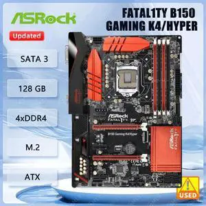 B150 GAMING K4/HYPER Motherboard B150 LGA 1151 DDR4 64GB support i5-7500 i3-7300 i3-6300 i5-6500 cpu ATX B150 GAMING K4/HYPER Motherboard B150 LGA 1151 DDR4 64GB support i5-7500 i3-7300 i3-6300 i5-6500 cpu ATX